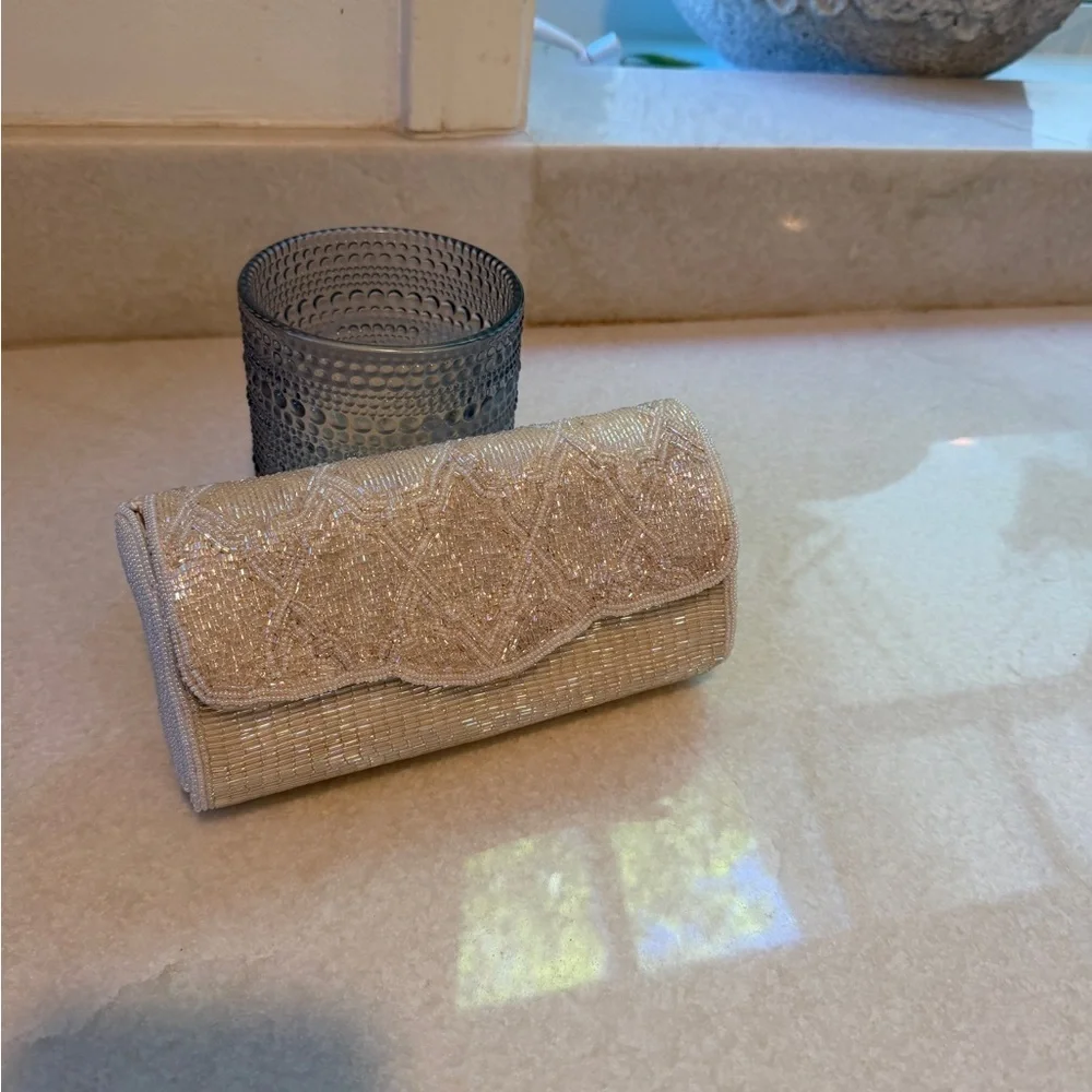 Vintage iridescent Clutch Bag